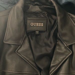 Men’s GUESS leather jacket